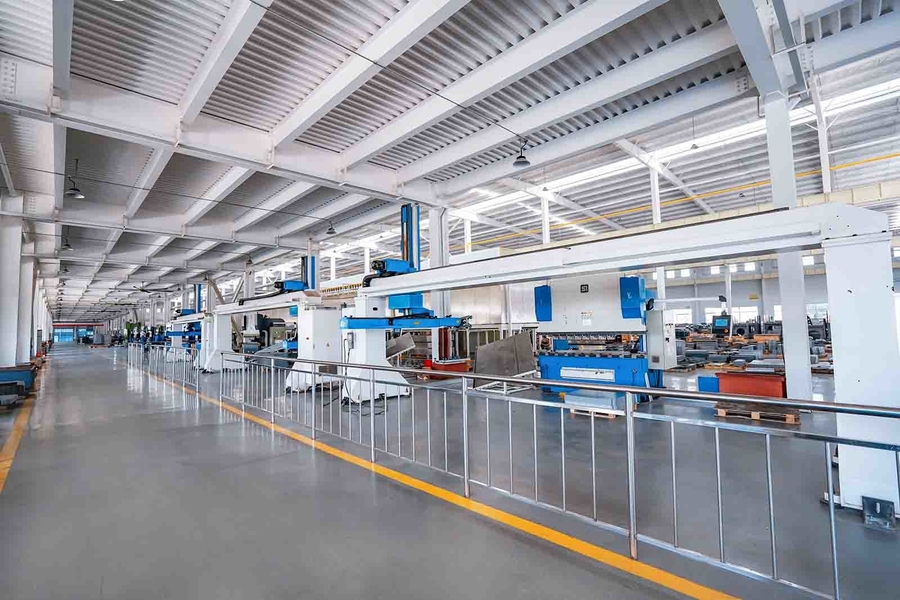 Jiangsu Jufeng Machinery Manufacturing Co., LTD производственная линия производителя