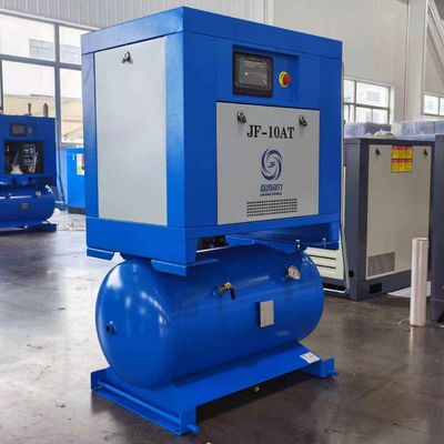 Встроенный винтовой воздушный компрессор 2-в-1 с ресивером